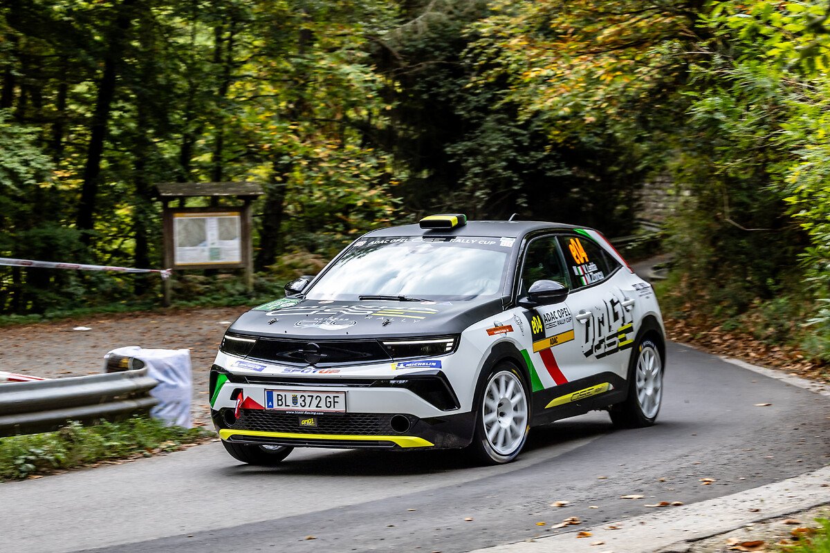 Podio ADAC Opel GSE Rally Cup Sanremo