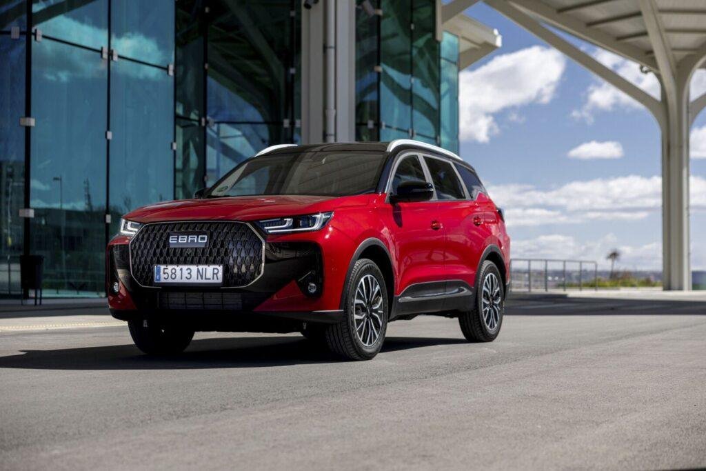 SUV de Ebro en color rojo