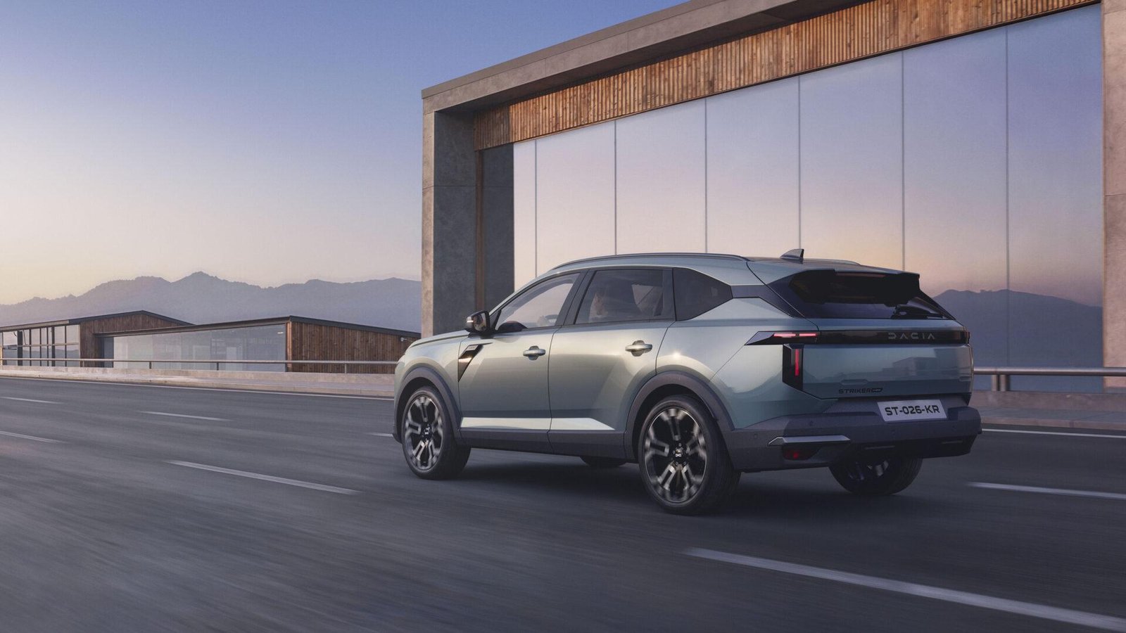 Dacia Striker en movimiento