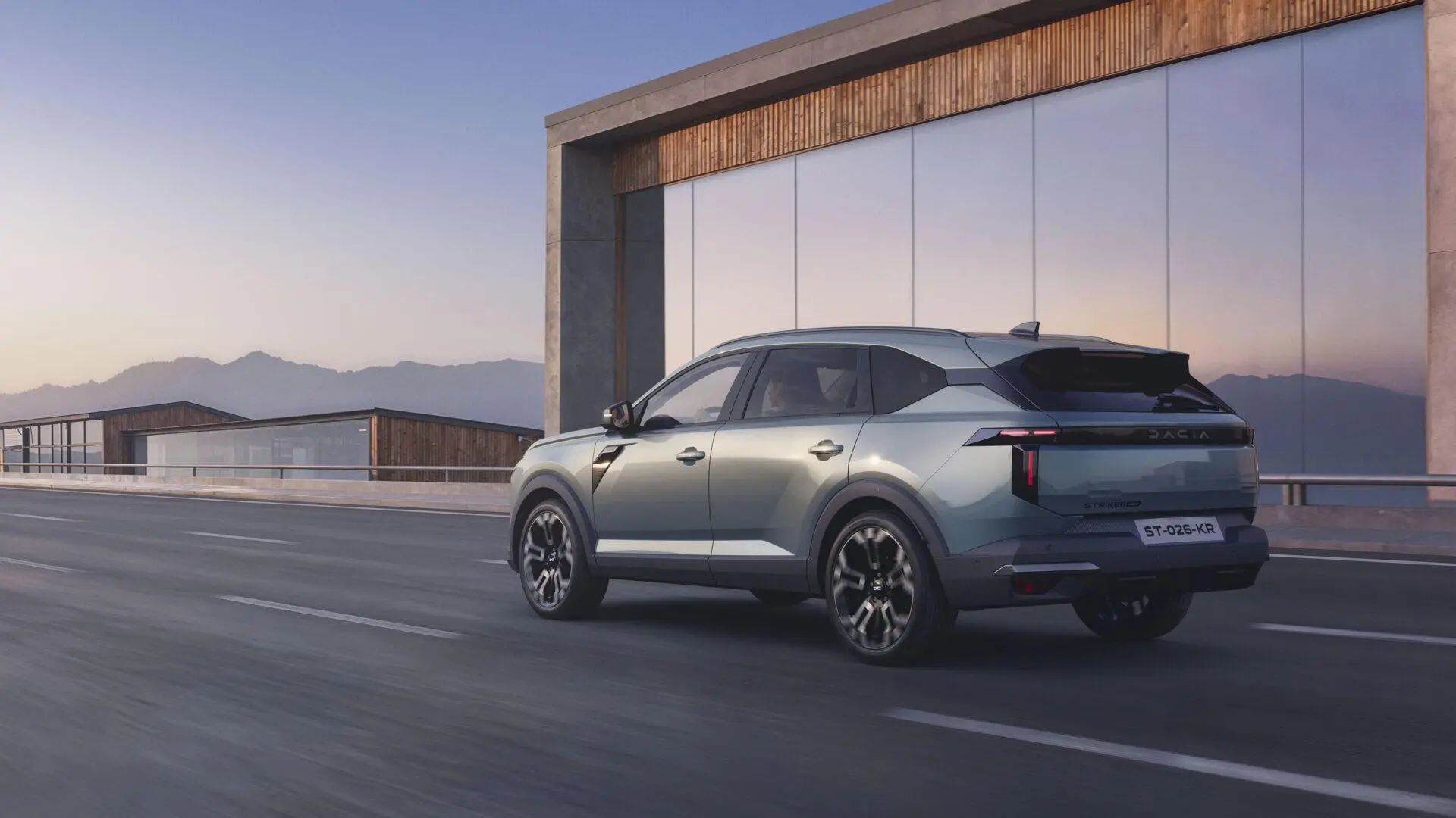 Dacia Striker en movimiento