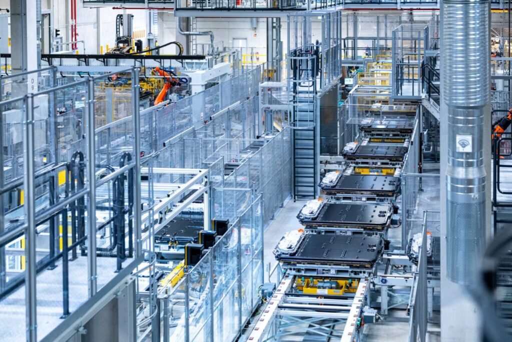Línea de baterías de alto voltaje de BMW en Irlbach-Straßkirchen