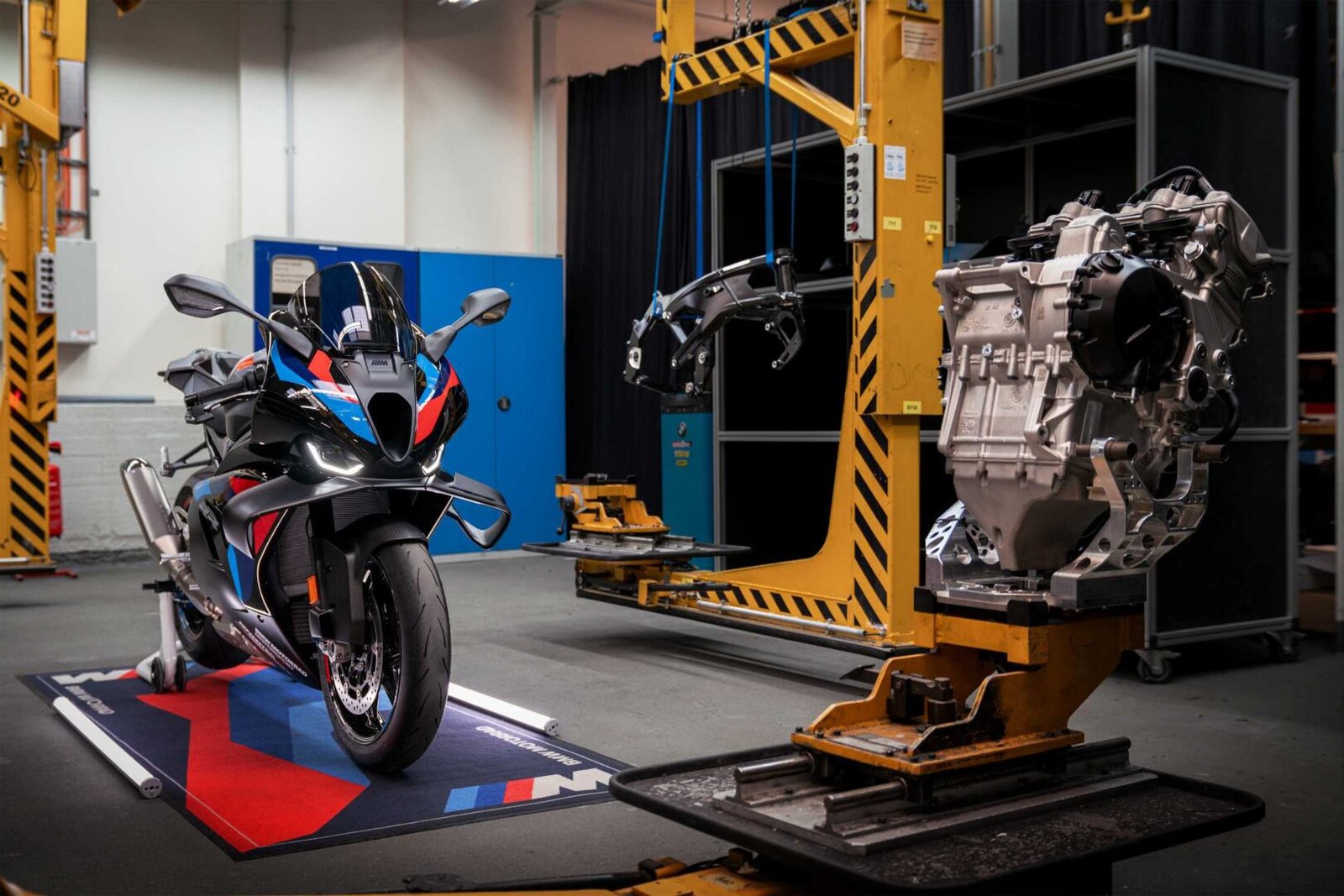 Detalle del chasis M Motorsport de la BMW M 1000 RR