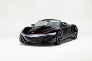 Acura NSX Roadster de Tony Stark en The Avengers, vista delantera tres cuartos