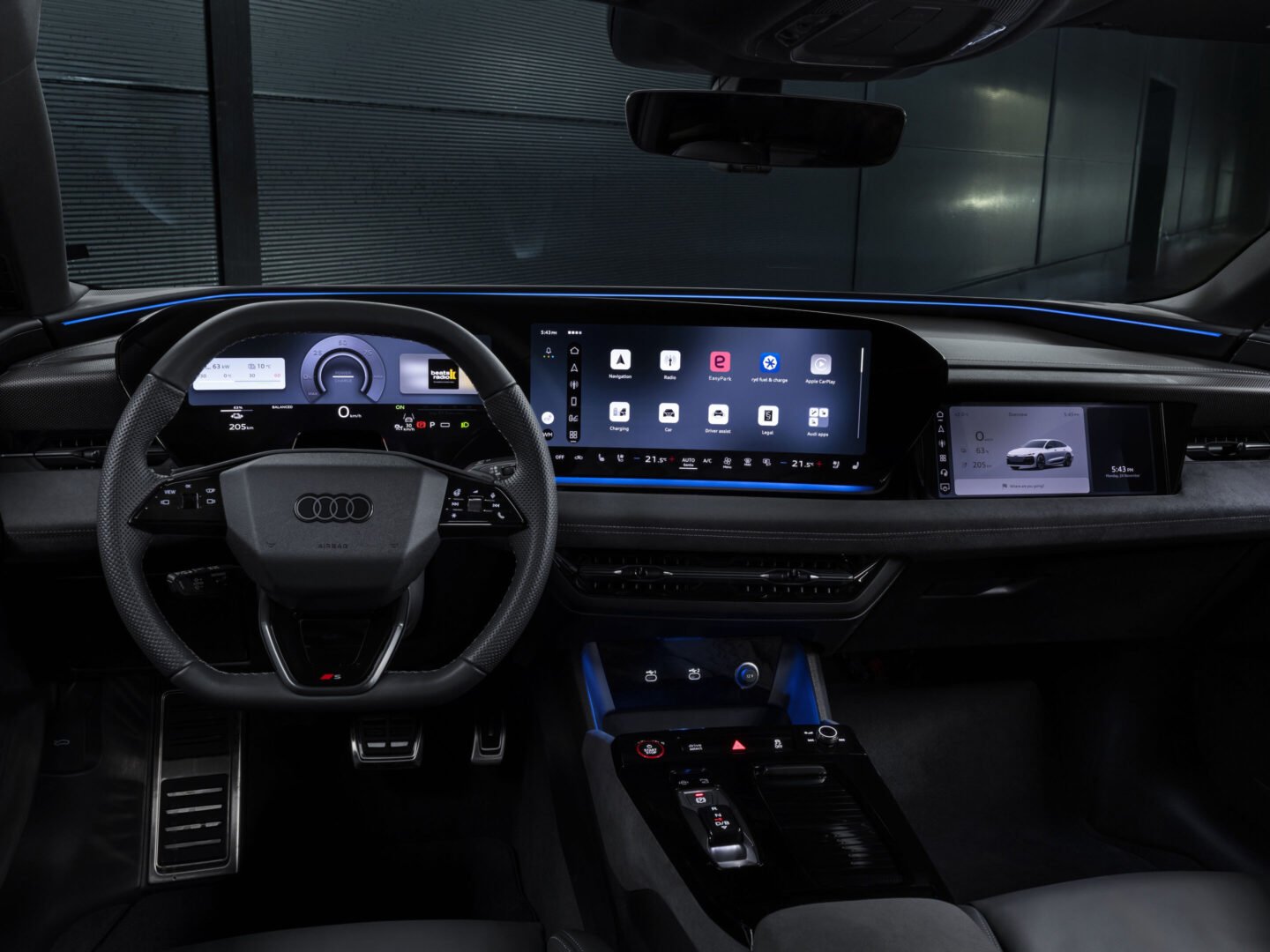 Cockpit digital de Audi con la Audi Application Store en el MMI