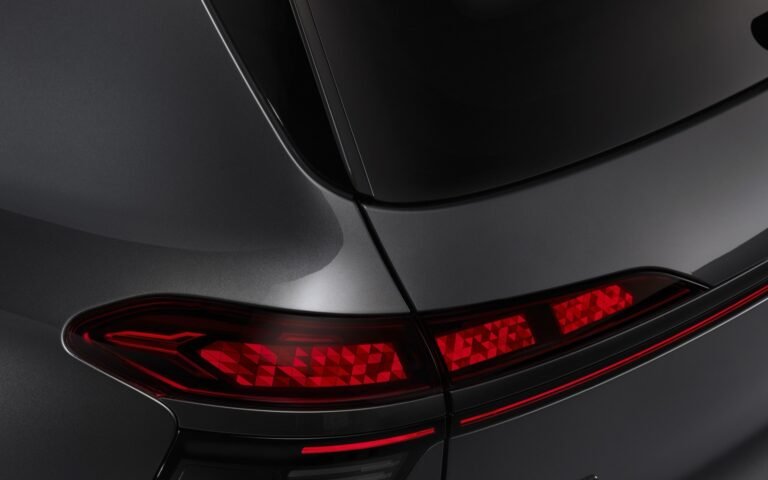 Piloto trasero OLED digital curvo del Audi Q9