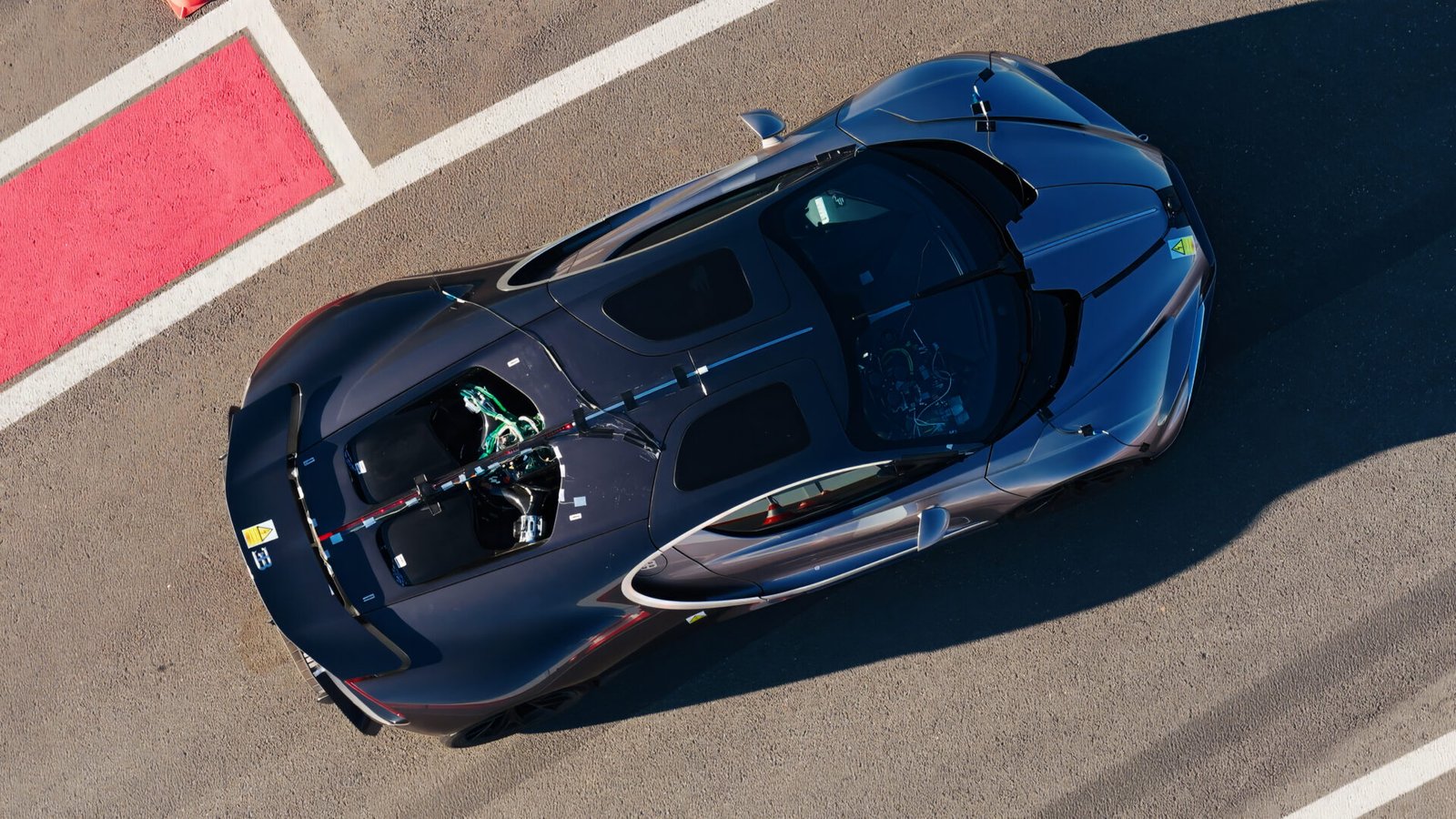 Sensores de temperatura en el Bugatti Tourbillon