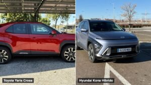 Comparativa Toyota Yaris Cross Hybrid 130 y Hyundai Kona Híbrido
