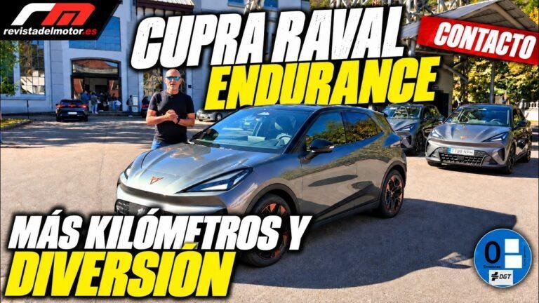 CUPRA Raval Endurance eléctrico en el contacto en vídeo