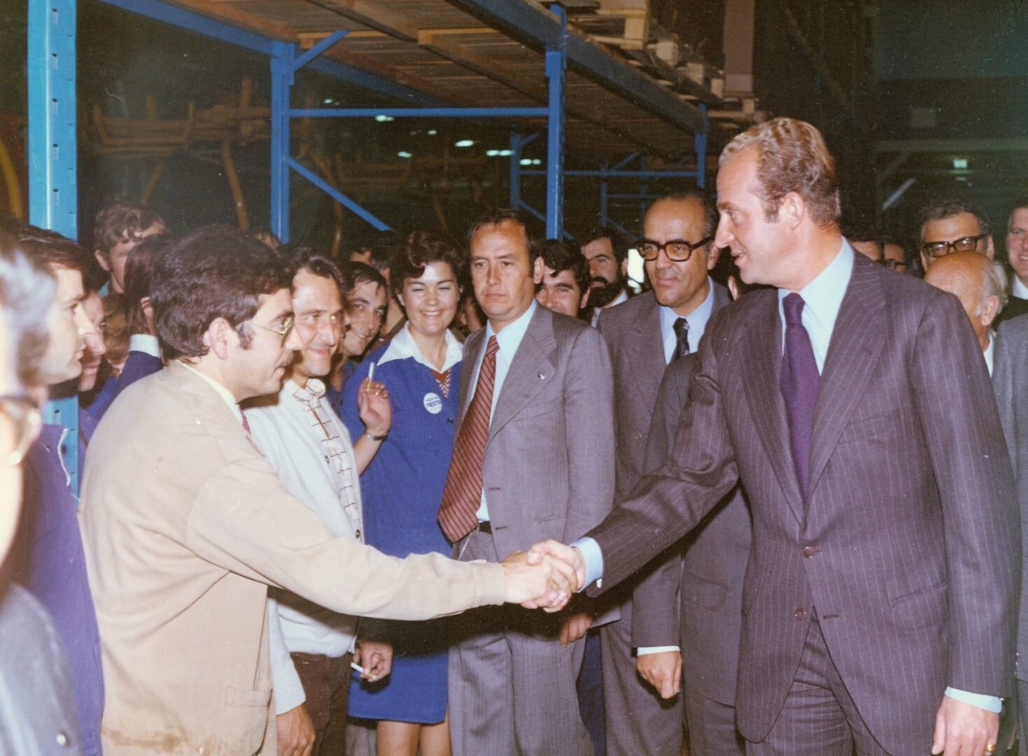 Acto de inauguración de la fábrica de Ford en Almussafes en 1976
