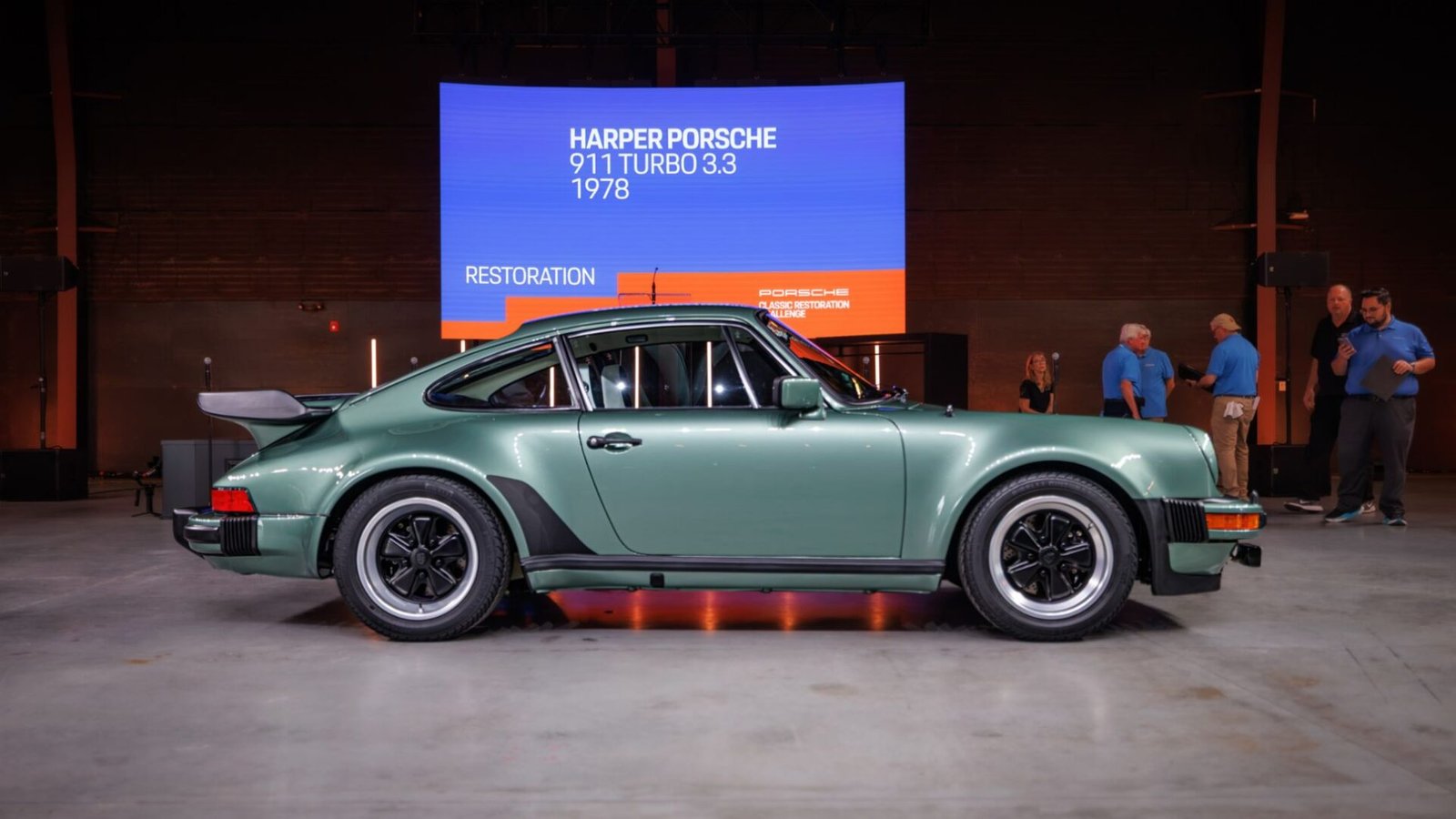 Detalle del Porsche 911 Turbo 3.3 de 1978 restaurado por Harper Porsche